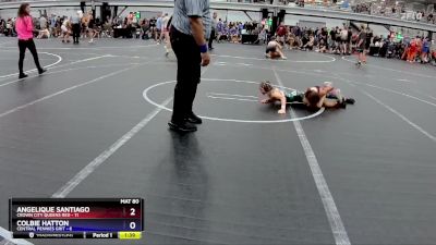 70 lbs Round 3 (8 Team) - Colbie Hatton, Central Pennies Grit vs Angelique Santiago, Crown City Queens Red