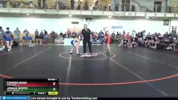 83 lbs Round 1 (8 Team) - Camden Rugg, Wisconsin vs Joshua Bostic, West Virginia