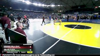 43-45 lbs Quarterfinal - Melvin Floch, South Kitsap Wrestling Club vs Hendrix Dela Cruz, Kitsap Ironman Wrestling Club