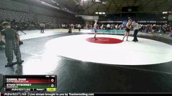 140 lbs Quarterfinal - Gabriel Shaw, Outlaw Wrestling Club vs Ethan Wyborney, Washington