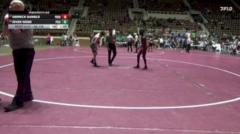 6A 126 lbs Cons. Round 2 - River Webb, Pelham vs Derrick Daniels, Park Crossing High School