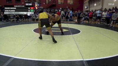 285 lbs Cons. Round 2 - Frank Moore, Emmanuel College vs Jose Flores, Emmanuel College