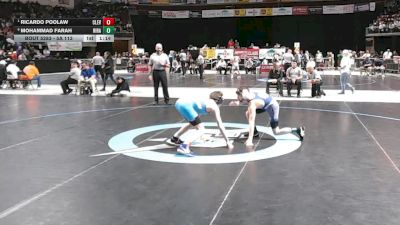 5A 113 lbs Semifinal - Ricardo Poolaw, Cleveland vs Mohammad Farah, Rio Rancho