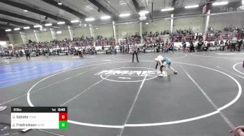 83 lbs 5th Place - Jayce Sabata, Team Grand Valley Elite vs Jasper Fredrickson, Bear Cave WC