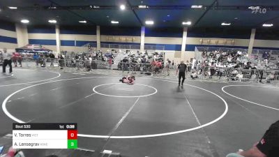 94 lbs Consi Of 8 #1 - Vanessa Torres, Victory WC vs Audrey Lensegrav, Askeo International Mat Club