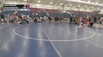 130-138 lbs 1st Place Match - Olivia Ontiveros, Gold Rush Wrestling vs Leilani Nanquilada, Mat Demon Wrestling Club