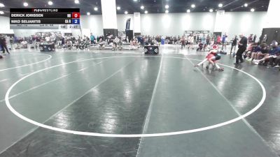 106 lbs Derick Jorissen, North Dakota vs Niko Selianitis, California Red