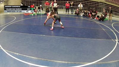 97 lbs 2nd Place Match - Andrew Sandness, Team Prestige Wrestling vs Viliami Nau Rarick, Westlake