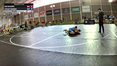 88 lbs Ian Kilgore, Oklahoma Outlaws Red vs Lucas Chunko, Pennsylvania Red