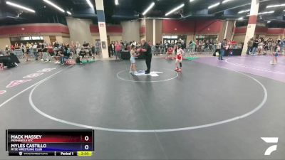 74 lbs Cons. Round 2 - Mack Massey, Panhandle RTC vs Myles Castillo, Ryse Wrestling Club