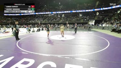 Quarterfinal - Jumah DuKuly, Sioux Falls Jefferson vs Kezrey Benning, Pierre T.F. Riggs