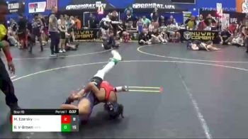 56 lbs Finals (8 Team) - Brody Verch-Brown, Untouchables Black vs Mason Ezersky, Combative Sports Athletic Center