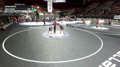 105 lbs Cons. Semis - Elijah Ramos vs John Young, Gladiator Wrestling