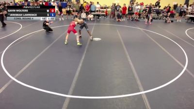 126 lbs Cons. Round 4 - Gavin Wolters, WI vs Jeremiah Lawrence, IL