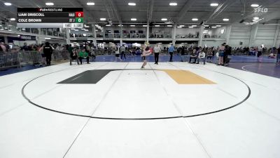 124 lbs Round Of 16 - Liam Driscoll, Falcons/Taunton vs Cole Brown, St Johnsbury