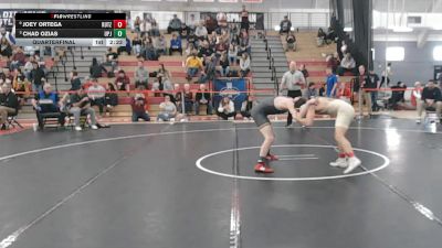 141 lbs Quarterfinal - Chad Ozias, Pitt-Johnstown vs Joey Ortega, Kutztown