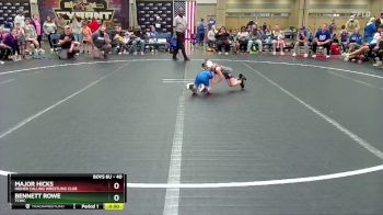 40 lbs Round 2 - Bennett Rowe, TCWC vs Major Hicks, Higher Calling Wrestling Club