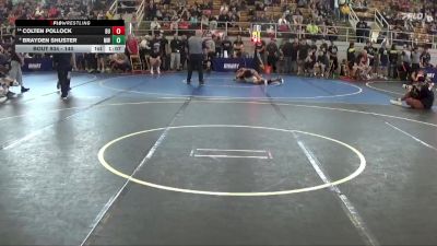 140 lbs Cons. Round 2 - Colten Pollock, Mentor vs Brayden Shuster, Marysville Wrestling