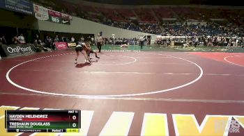 5A-120 lbs Cons. Round 1 - Hayden Melendrez, Thurston vs Treshaun Douglass, Hood River Valley