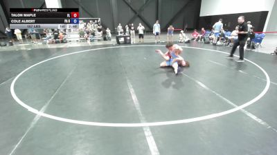 157 lbs Talon Maple, Florida vs Cole Albert, Pennsylvania Blue