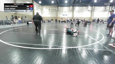 100-105 lbs Rr Rnd 3 - Yamily Morales, Eagle Wrestling Club vs Clara Tapley, A Force Wrestling