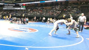 165 Class 3 lbs Quarterfinal - Lucas Tennyson, Pacific vs Cole Sackett, St. Michael The Archangel