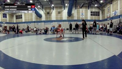 12U Boys GR - 78-82 Champ. Round 1 - Enzo Stewart, Perry Meridian Wrestling Club vs Lyrik Hodges, Contenders Wrestling Academy