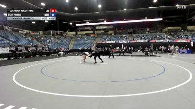 138 lbs Champ. Round 2 - Zoe Fries, Missouri Baptist vs Zaynah McBryde, Life