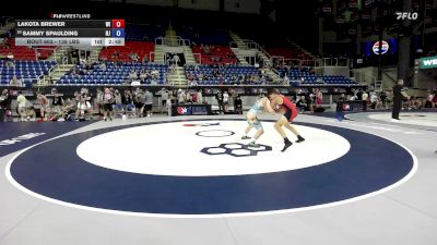138 lbs Champ. Rd Of 64 - Lakota Brewer, WI vs Sammy Spaulding, NJ