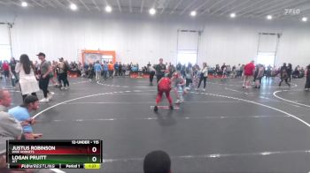 115 lbs Cons. Round 2 - Logan Pruitt, JET vs Justus Robinson, Dixie Hornets