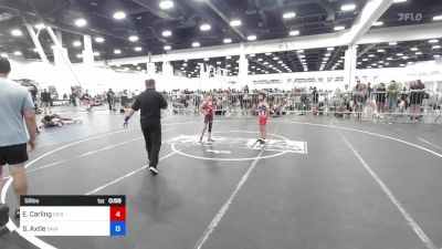 58 lbs Semifinal - Emmett Carling, Sierra Sabers vs Sebastian Axtle, Savage House WC
