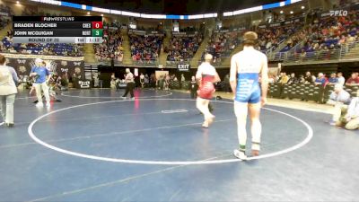 157 lbs Round Of 32 - Braden Blocher, Chestnut Ridge vs John McGuigan, North East