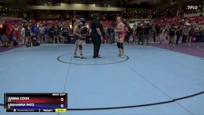 140 lbs Cons. Round 2 - Jianna Coon, NM vs Leighanna Patz, KS