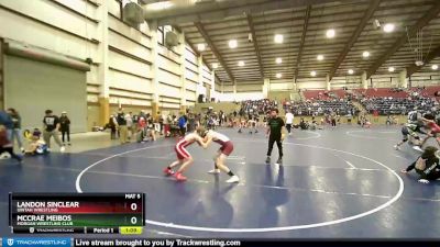 110 lbs 3rd Place Match - MCCrae Meibos, Morgan Wrestling Club vs Landon Sinclear, Uintah Wrestling