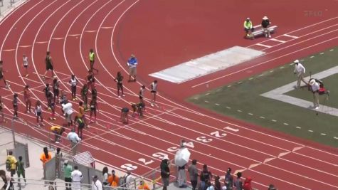 Youth Girls' 100m 2023 Aau Regional Qualifier 19, Semi-Finals 1 - Age 15-16