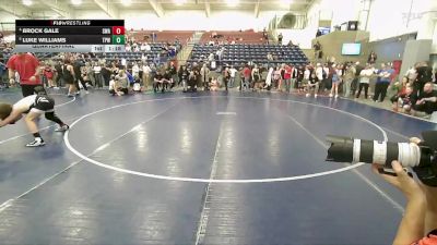 90 lbs Quarterfinal - Luke Williams, Team Prestige Wrestling vs Brock Gale, Sanderson Wrestling Academy