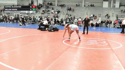 132 lbs Consolation - Sophia Slaughter, VA vs Willow White, FL