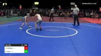 69 lbs Round Of 32 - Jesus Gallegos, NM Gold vs Ryker Voss, Roseburg Mat Club