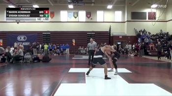 190 lbs Round 1 - Mason Ackerman, North Polk vs Steven Gonzalez, Perry