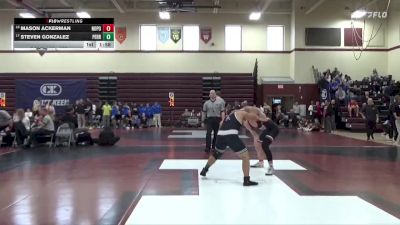 190 lbs Round 1 - Mason Ackerman, North Polk vs Steven Gonzalez, Perry