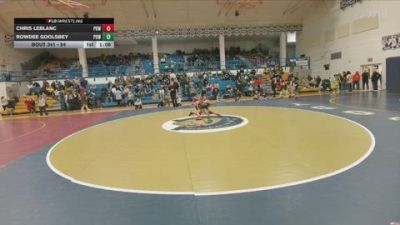 84 lbs 1st Place Match - Chris LeBlanc, Powell Middle School vs Rowdee Goolsbey, Powell Middle School