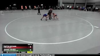 80 lbs Semifinal - Paityn McCann, Lady Outlaws vs Sophia Valdez, Betterman Elite Wrestling