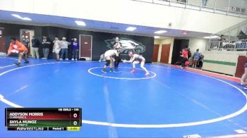 135 lbs Semifinal - Shyla Munoz, Edison Prep G vs Addyson Morris, Claremore G