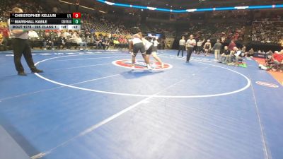 285 Class 1 lbs Cons. Round 2 - Marshall Kable, Centralia vs Christopher Kellum, Lift For Life Academy Charter