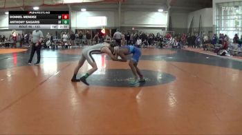 133 lbs Champ. Round 1 - Donnel Mendez, Grand Valley State vs Anthony Sagaris, Lake Erie College