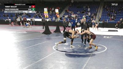 132 lbs Consi Of 16 #2 - Timmy Malley, Alvirne vs Drew Rodolosi, Gloucester