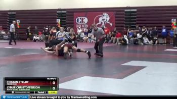 160 lbs Round 3 - Tristan Steldt, Fennimore vs Lyblie Christofferson, Notre Dame, Burlington