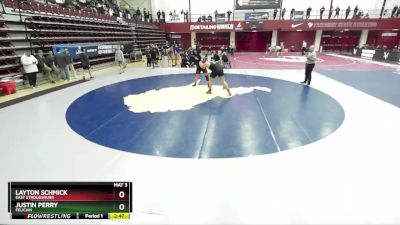285 lbs Cons. Round 3 - Layton Schmick, East Stroudsburg vs Justin Perry, Felician
