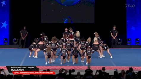 East Celebrity Elite - Hingham - Black Out [2025 L6 International Open Non Tumbling Semis] 2025 The Cheerleading Worlds