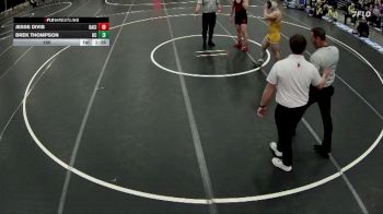 190 lbs Finals (8 Team) - Jesse Divis, David City vs Brek Thompson, Battle Creek